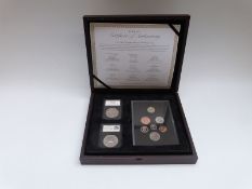 Date Stamp Longest Reigning Monarch set comprising brilliant uncirculated 2015 UK set,