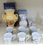 Aynsley Orchard Gold limited edition Millennium Daffodil vase in box with certificate,