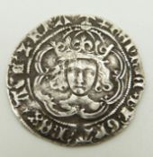 Henry VII 1495-1509 House of Tudor silver groat.