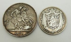 George IV 1821 crown,
