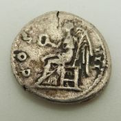 Hadrian AD 117-138 victory silver Denarius.