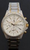 Seiko gentleman's chronograph wristwatch ref.