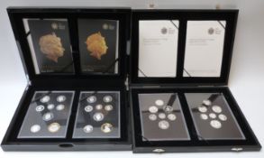 Royal Mint Emblems of Britain and Royal Shield of Arms 2008 UK silver proof coin collection,