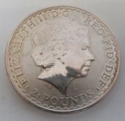 A 1999 1oz silver Britannia