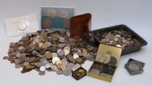 A large collection of world coinage together with some UK examples, George III onwards,