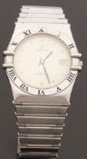 Omega Constellation gentleman's wristwatch with date aperture,