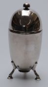 Christopher Dresser style mechanical coffee/ sugar dispenser,