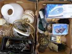 Hanging lamp, brassware,