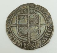 Elizabeth I rose sixpence, III issue, 1595, Fine with good portrait,