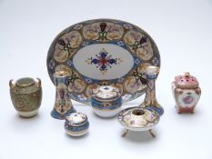 Noritake dressing table set etc