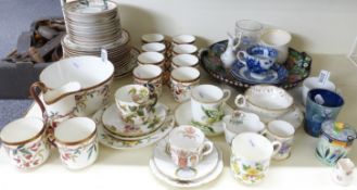 A collection of 19thC and later ceramics and glassware,