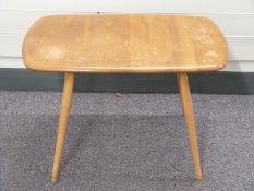 Ercol retro light elm coffee table W68 x D43 x H45cm