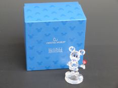 Crystal World Disney Showcase Collection Mickey Mouse, limited edition 918/4750, 10cm tall,