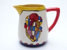 Clarice Cliff Newport pottery jug,