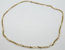 A 14k gold necklace, 19.
