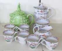 Spode Eden pattern tea set and a Sadler Daintee Laydee/ Crinoline Lady teapot
