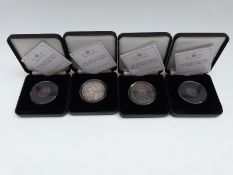 Jubilee Mint cased Victorian coins with certificates,