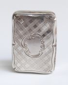 Nathaniel Mills Victorian hallmarked silver vinaigrette with engraved decoration, Birmingham 1853,