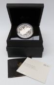 Royal Mint 'The Queen's Beasts' five ounce silver proof coin for the Lion of England 2017,