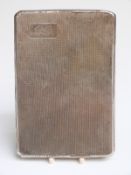 George VI hallmarked silver cigarette case, Birmingham 1939 maker Smith and Bartlam, length 12.