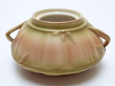 Royal Worcester blush ivory squat vase