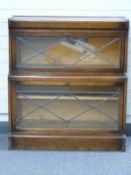 Two Globe Wernicke style bookcases,