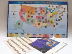 USA 25 cent coin collection 1999-2008 each state included, one full set, one almost full,
