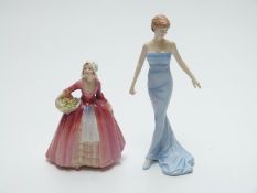 Two Royal Doulton figurines Diana Princess of Wales and Janet HN1537