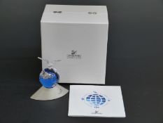 Swarovski Crystal Planet Vision 2000 Millennium Edition, 12cm tall,