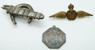 Victorian silver brooch,