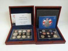 Royal Mint Executive proof coin sets for 2004 and 2005,