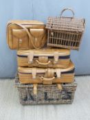 Large wicker hamper W77cm,