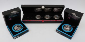 Royal Mint London Olympic 2012 five pound silver proof piedfort,