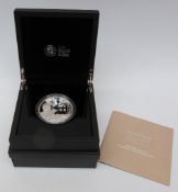 Royal Mint 2014 five ounce silver proof coin commemorating the Outbreak of the First World War,