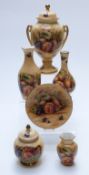 A collection of Aynsley Orchard Gold ceramics
