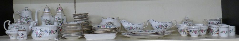 Aynsley Pembroke pattern dinner and tea ware, mainly six place setting,