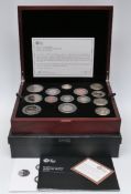 Royal Mint 2015 UK premium proof coin set comprising thirteen coins,