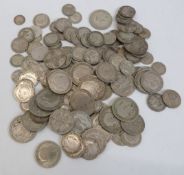 Approximately 836g of pre 1947 UK silver,