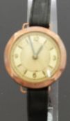 Ladies 9ct gold wristwatch