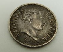 Napoleon 1807 Paris mint mark quarter franc,