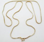 An 18ct gold necklace, 14.