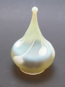 Art Nouveau style glass lampshade,