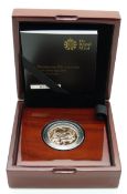 The Royal Mint 2014 gold double sovereign BU, cased with certificate no.