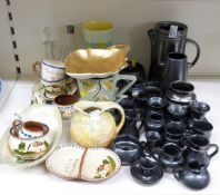 Retro ceramics including Shelley, Carltonware,