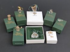 Eight Swarovski Crystal Memories