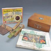 Lyon Menucator no2 printing press, Reeves watercolour stencil set, painting equipment,