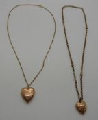 A Victorian rose gold necklace made up of faceted oval links and spheres, 9ct gold chain, 7.