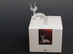 Swarovski Collector's Society Crystal Inspiration Africa The Kudu Annual Edition 1994, 10cm tall,