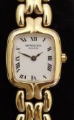 Raymond Weil gold plated ladies wristwatch ref.