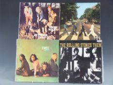 Fourteen South African issue albums including The Rolling Stones (Big Hits and Then),